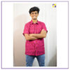 Dark Pink Cotton Shirt - Image 2