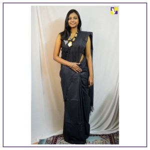 Handloom Noyel Feather Weaving saree with BP