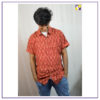 Brick Red Cotton Shirt - Image 3