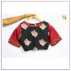 Black Blouse with Designer Sleeves - Image 3